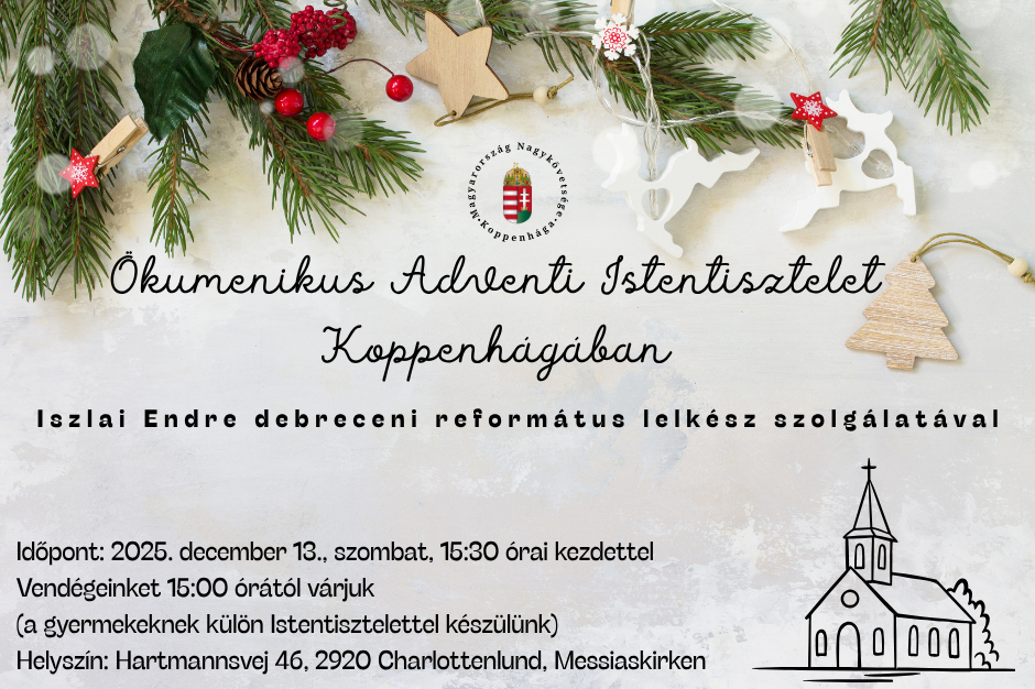 Ökumenikus ádventi Istentisztelet Koppenhágában